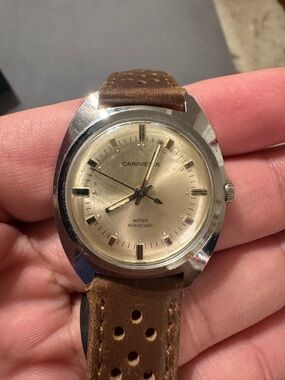 Caravelle Mechanical Hand Wind Watch - Champagne Dial